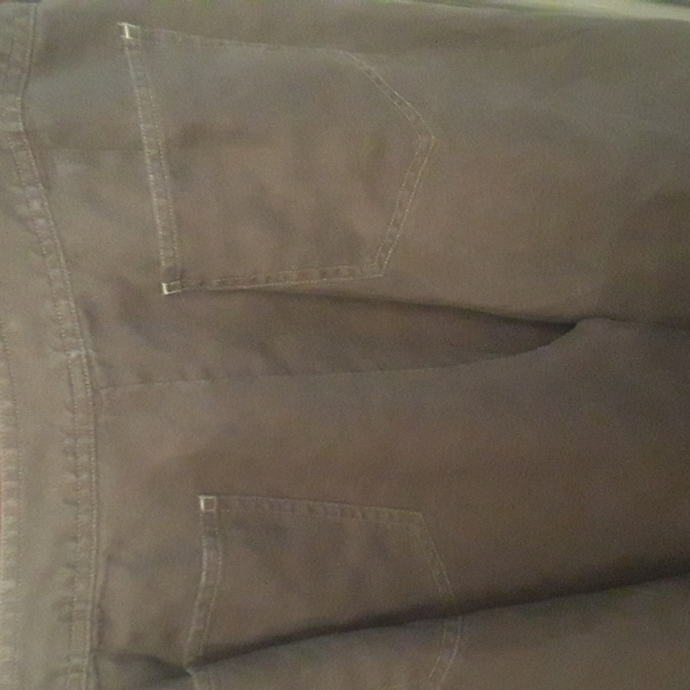 J. Jill 100% linen drawstring pants size 12 army green - Picture 3 of 4